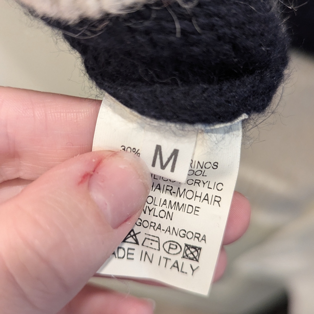 Raf Simons Multicolor Striped Crewneck Sweater - Picture 5 of 6